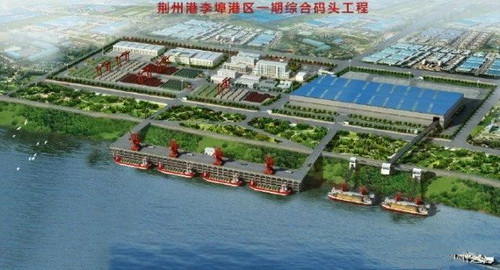 湖北一永久性砂石集并中心建成，总投资约2.5亿元，年设计吞吐量360万吨