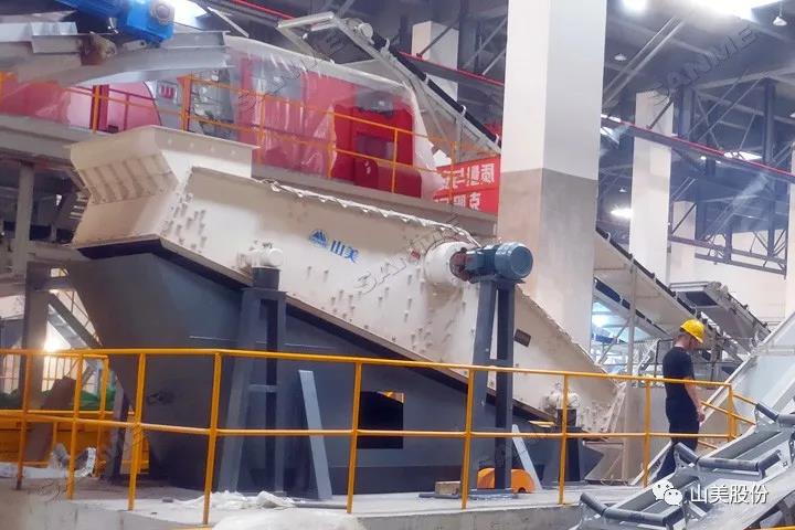 项目｜山美高性能建筑固废处理装备服务于上海年处理70万吨建筑固废资源化项目