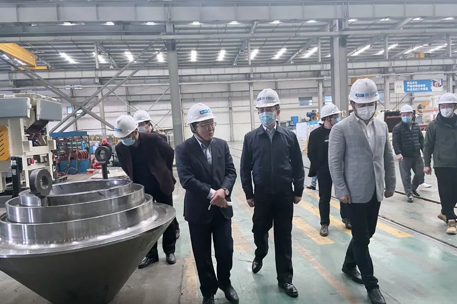 上海市奉贤区政协主席陈勇章一行莅临上海山美股份