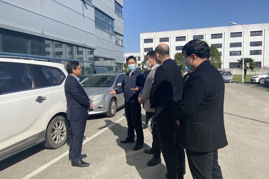 上海市奉贤区政协主席陈勇章一行莅临上海山美股份