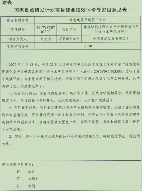 山美集团参与承担的“十三五”国家重点研发计划项目圆满结题