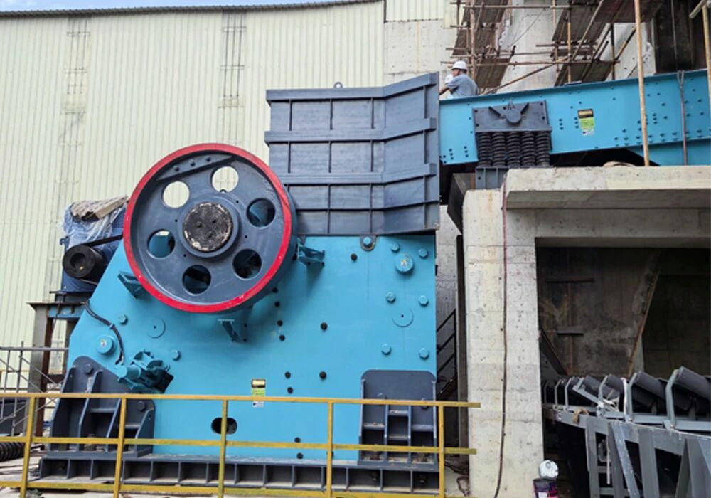 再创佳绩！上海山美股份JC771超1800吨/小时大型颚破成功应用于柳州祥云建材技改项目